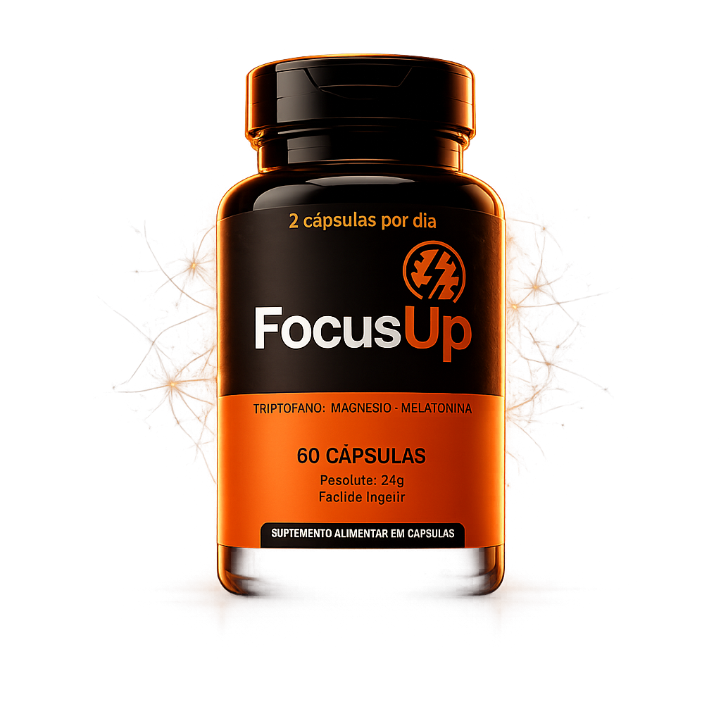 Focus Up ao lado de uma xícara de café